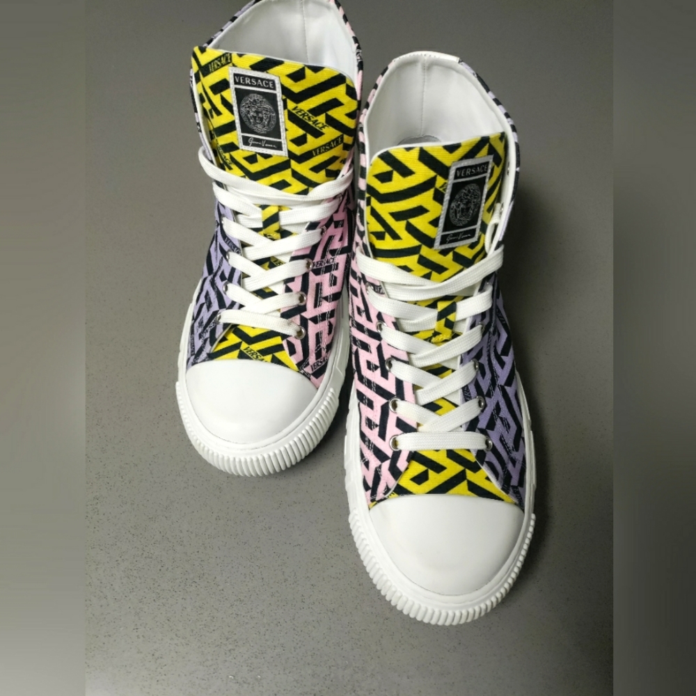 Versace high top sneakers